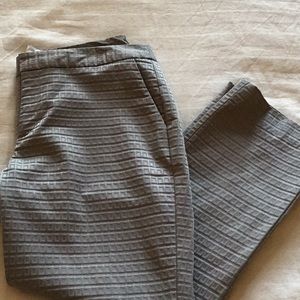 Patterned Banana Republic Martin crop dress pants